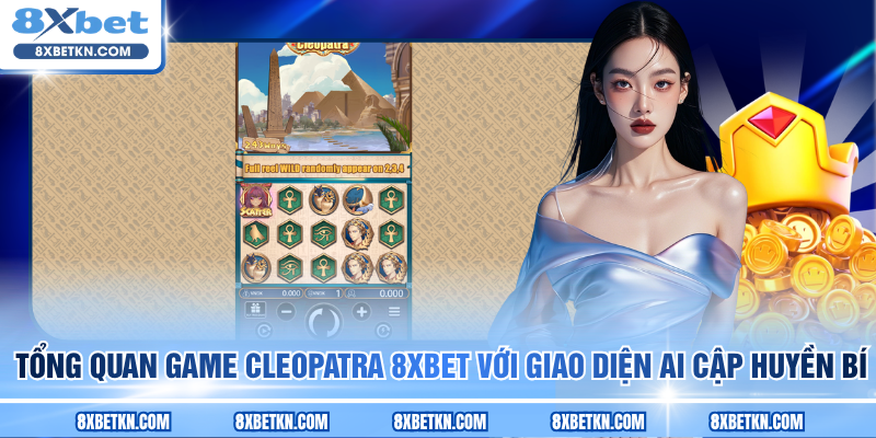 Tổng quan game Cleopatra 8XBET với giao diện Ai Cập huyền bí